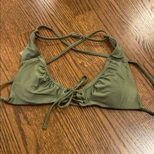 Army Green Swim suit top